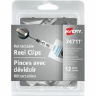 AveryÂ® Clip-on Retractable ID Reel - 30" (762 mm) x - 12 / Pack