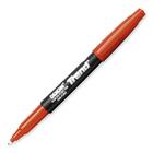 Dixon Trend Porous Point Pen - 1 mm Pen Point Size - Red - Nylon Fiber Tip - 1 Each