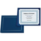 First Base Letter, A4 Certificate Holder - 8" x 10" , 8 1/2" x 11" , 8 17/64" x 11 11/16" - Navy Blue - 5 / Pack