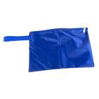Ro-el Bank Deposit Bag - 0.50" (12.70 mm) Width x 12" (304.80 mm) Length x 7.50" (190.50 mm) Depth - Royal Blue - Nylon - 1Each - Deposit