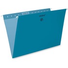 Pendaflex 1/5 Tab Cut Legal Recycled Hanging Folder - 8 1/2" x 14" - Teal - 10% Recycled - 25 / Box