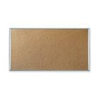 Quartet Webco Bulletin Board - 36" (914.40 mm) Height x 48" (1219.20 mm) Width - Cork Surface - Aluminum Frame - 1 Each