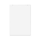 Quartet Lined Bond Flip Chart Easel Pad - 50 Sheets - 24" x 36" - Punched - Recycled - 1Each