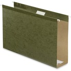 Pendaflex Standard Green Hanging Folder - 3" Folder Capacity - Legal - 8 1/2" x 14" Sheet Size - Standard Green - Recycled - 25 / Box