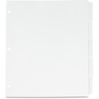 Oxford Plain Tab Loose Leaf Index Divider - 5 Tab(s) - 8.50" Divider Width x 11" Divider Length - Letter - White Tab(s) - 5 / Set