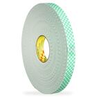 3M Scotch Double-Coated Foam Tape - 36.1 yd (33 m) Length x 0.47" (12 mm) Width - 3" Core - Foam - 1 Each