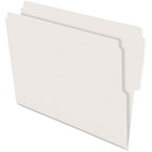 Pendaflex Letter Recycled Top Tab File Folder - 8 1/2" x 11" - End Tab Location - Ivory - 10% Recycled - 100 / Box