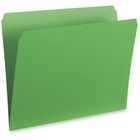 Pendaflex Letter Recycled Top Tab File Folder - 8 1/2" x 11" - Green - 100 / Box