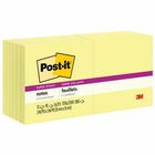 Post-it® Super Sticky Notes - 3" x 3" - Square - Canary - Self-adhesive - 1 / Pack