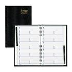 Blueline Telephone & Address Book - Twin Wirebound - 5" (127 mm) Sheet Size - Black - Recycled - 1 Each