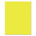 Hilroy Heavyweight Bristol Board - Art - 22"Height x 28"Width - 1 Each - Fluorescent Yellow