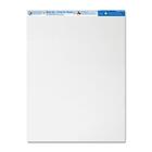Blueline Write On Cling Easel Pad - 35 Sheets - Plain - 27" x 34" - White Paper - Micro Perforated, Easy Tear - 1Each