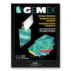 Gemex Badge Holder with Adjustable String - 3" (76.20 mm) x 4" (101.60 mm) x - Vinyl - 100 / Box - Clear