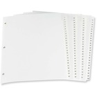 Oxford Laminated Tab Index Divider - Printed Tab(s) - Digit - 1-100 - 8.50" Divider Width x 11" Divider Length - Letter - White Plastic Tab(s) - 100 / Set