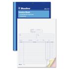 Blueline Invoice Book - 50 Sheet(s) - 3 PartCarbonless Copy - 8 1/2" x 11" Sheet Size - Blue Cover - 1 Each