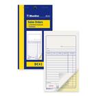 Blueline Sales Order Book - 50 Sheet(s) - 2 PartCarbonless Copy - 3 1/2" x 6 1/2" Sheet Size - Blue Cover - 1 Each
