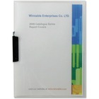 Winnable Legal Report Cover - 8 1/2" x 14" - 30 Sheet Capacity - Plastic - Clear - 1 Each