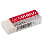 Schwan-STABILO Legacy Superior Plastic Eraser - White - Plastic - 2.43" (61.72 mm) Width x 0.43" (10.92 mm) Height x 0.87" (22.10 mm) Depth x - 1 Each