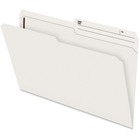 Pendaflex File Folder with Fastener - Legal - 8 1/2" x 14" Sheet Size - 2" Fastener Capacity for Folder - 1/2 Tab Cut - Top Tab Location - Right Tab Position - 10.5 pt. Folder Thickness - Ivory - Recycled - 100 / Box