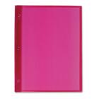 Winnable Letter Report Cover - 8 1/2" x 11" - 80 Sheet Capacity - 3 x Prong Fastener(s) - Poly - Red - 1 Each