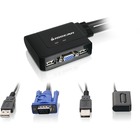 IOGEAR GCS22u 2-Port USB KVM Switch - 2 x 1 - 4 x Type A USB, 2 x HD-15 Monitor