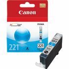 Canon CLI-221C Original Ink Cartridge - Inkjet - 535 Pages - Cyan - 1 Each