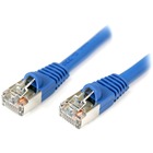 StarTech.com 25 ft Blue Shielded Snagless Cat5e Patch Cable - Make Fast Ethernet network connections using this high quality shielded Cat5e Cable - 25ft Cat5e Patch Cable - 25ft Cat 5e Patch Cable - 25ft Cat5e Patch Cord - 25ft RJ45 Patch Cable - 25ft Shielded Patch Cable