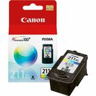 Canon CL-211XL Original Ink Cartridge - Cyan, Magenta, Yellow - Inkjet - 349 Pages Tri-color - 1 Each