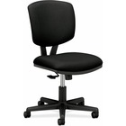 HON Volt Chair - Black Seat - Black Fabric Back - Black Frame - Low Back - 5-star Base - Black
