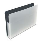 Winnable Expanding File Pocket - Legal - 8 1/2" x 14" Sheet Size - 3 1/2" Expansion - Poly - Dark Blue, Clear - 1 Each