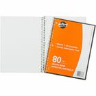 Hilroy Metric Graph Paper Coil Notebook - 80 Sheets - Coilock - Front Ruling Surface - 8" x 10 1/2" - White Paper - 1 Each