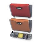 Deflect-o Premium DocuPocket Wall Pocket - 4.37" x 13.37" - 2 Pocket(s) - Smoke