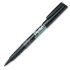 Pentel Fibre-Tipped Permanent Marker - Fine Point Type - 0.8 mm Point Size - Black - 1 Each