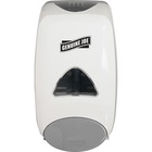 Genuine Joe Solutions 1250 ml Soap Dispenser - Manual - 1.25 L Capacity - Soft Push - White - 1Each