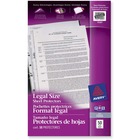 AveryÂ® Sheet Protector - For Legal 8 1/2" x 14" Sheet - Ring Binder - Rectangular - Clear - 50 / Pack
