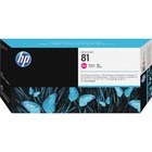 HP 81 (C4952A) Original Printhead - Single Pack - Inkjet - 1000 Pages - Magenta