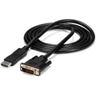 StarTech.com Video converter - DisplayPort (m) - DVI (m) - DisplayPort to DVI - 6 ft - DisplayPort Male Digital Audio/Video - DVI-D Male Video - 6ft - Black