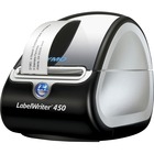 Dymo LabelWriter 450 Direct Thermal Printer - Monochrome - Label Print - USB - Black, Silver - 51 lpm Mono