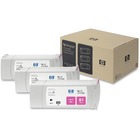 HP 81 (C5068A) Original Ink Cartridge - Inkjet - 722 Pages, 1312 Pages - Magenta - 3 / Pack