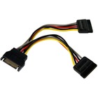 StarTech.com 6in SATA Power Y Splitter Cable Adapter - M/F - Add an extra SATA power outlet to your Power Supply - sata power splitter - 6in sata power cable - 6in sata power y cable -6in sata power adapter cable