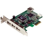 StarTech.com 4-port PCI Express LP USB Adapter Card - Add 4 USB 2.0 ports to your low profile/small form factor computer through a PCI Express expansion slot - pci express usb 2.0 card - pci-e usb 2.0 card - pcie usb 2.0 card