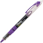 Sharpie Pen-style Liquid Ink Highlighters - Micro Marker Point - Chisel Marker Point Style - Fluorescent Purple - 12 / Box