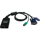 Tripp Lite B055-001-PS2 Server Interface Module - RJ-45 Female Network, HD-15 Male VGA, mini-DIN (PS/2) Male Keyboard/Mouse