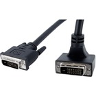StarTech.com 6 ft 90 Degree Down Angled DVI-D Monitor Cable - M/M - DVI-D (Dual-Link) Male Video - DVI-D (Dual-Link) Male Video - 6ft - Black