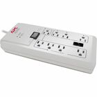 APC by Schneider Electric SurgeArrest Home/Office P8GT 8-Outlets Surge Suppressor - 8 x NEMA 5-15R - 2030 J - 120 V AC Input - 120 V AC Output - Fax/Modem/Phone