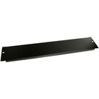 StarTech.com Blanking Panel - 2U - 19in - Steel - Black - Blank Rack Panel - Filler Panel - Rack Mount Panel - Rack Blanks - Improve the organization and appearance of your rack with this planking panel - Compatible with 19in 2-post and 4-post server rack