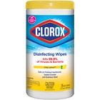 Clorox Disinfecting Wipe - Wipe - Lemon Scent - 75 / Pack - 1 / Each