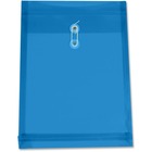 Winnable Inter Depart Envelope - Letter - 8 1/2" x 11" Sheet Size - 1 1/4" Expansion - Poly - Blue - 1 Each