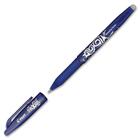 Pilot FriXion Ball Erasable Gel Rollerball Pen - Medium Pen Point - Refillable - Blue Thermosensitive Gel Ink Ink - Blue Barrel - Rubber Tip - 1 Each