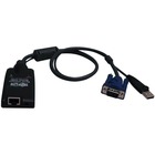 Tripp Lite NetDirector B055-001-USB-V2 Server Interface Module Cable Adapter - Data Transfer Cable - First End: 1 x RJ-45 Network - Female - Second End: 1 x USB Type A - Male, 1 x 15-pin HD-15 - Male - Black - TAA Compliant
